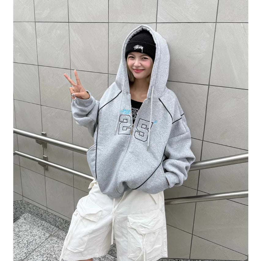 #VNAM01 Embroidery 25 Zip-up Hoodie