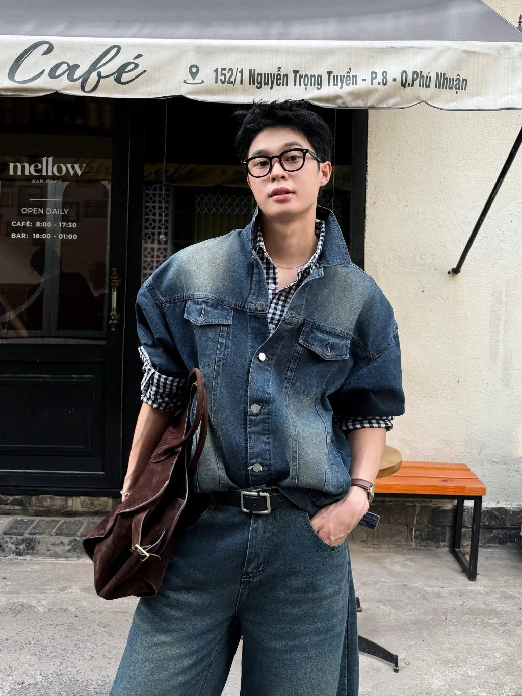 #VNAB16 Denim Loose-fitting Jacket