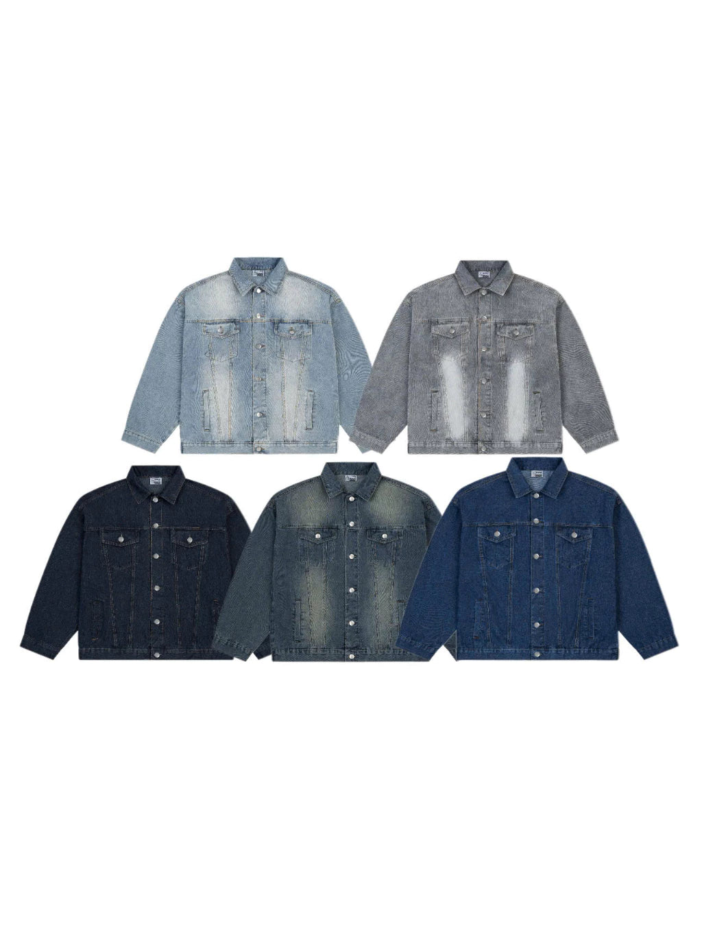 #VNAB16 Denim Loose-fitting Jacket
