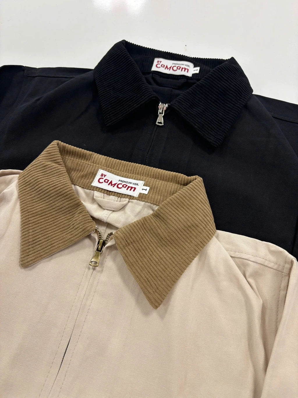 #VNBY04 Cropped Canvas Jacket