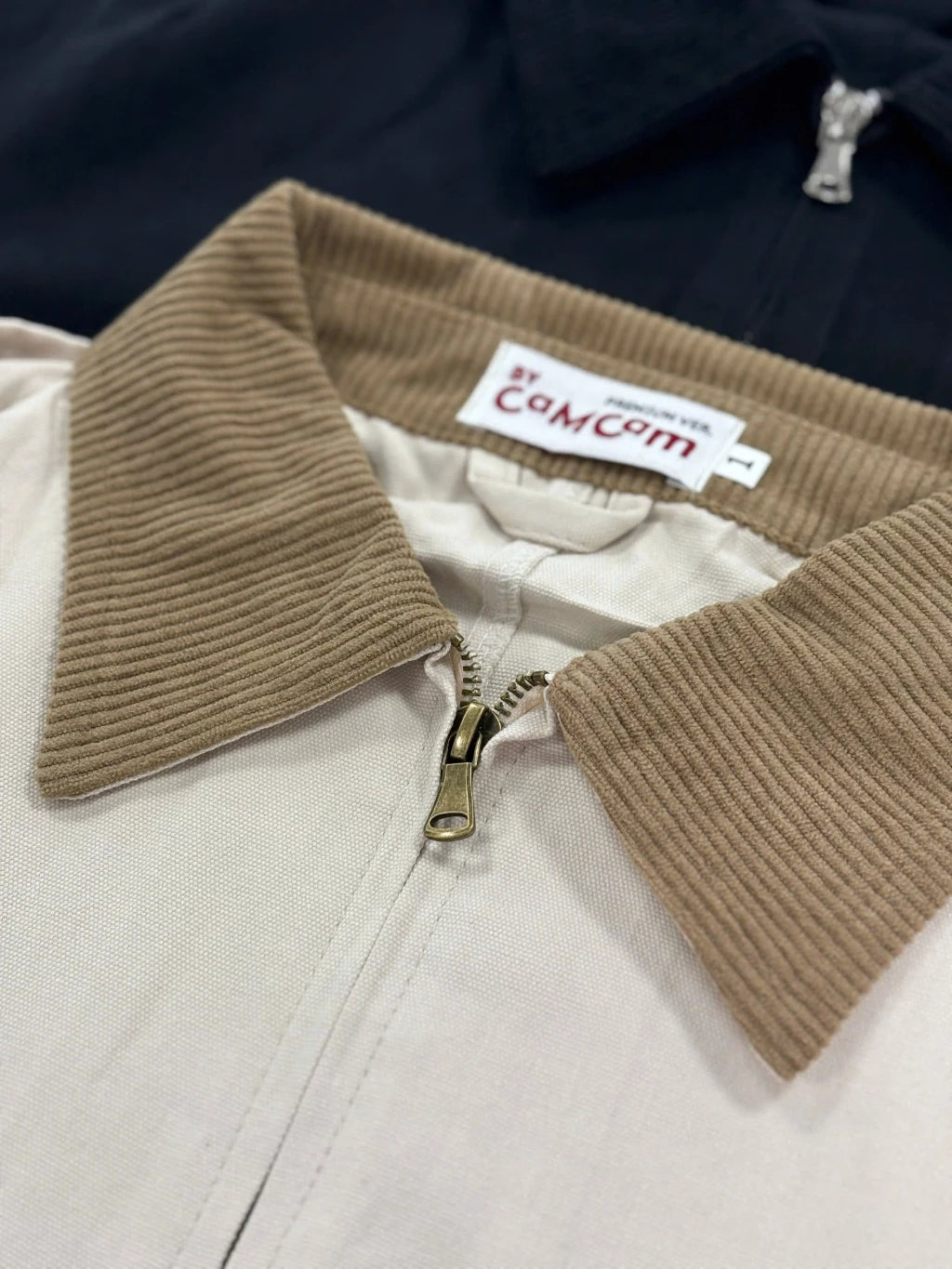 #VNBY04 Cropped Canvas Jacket