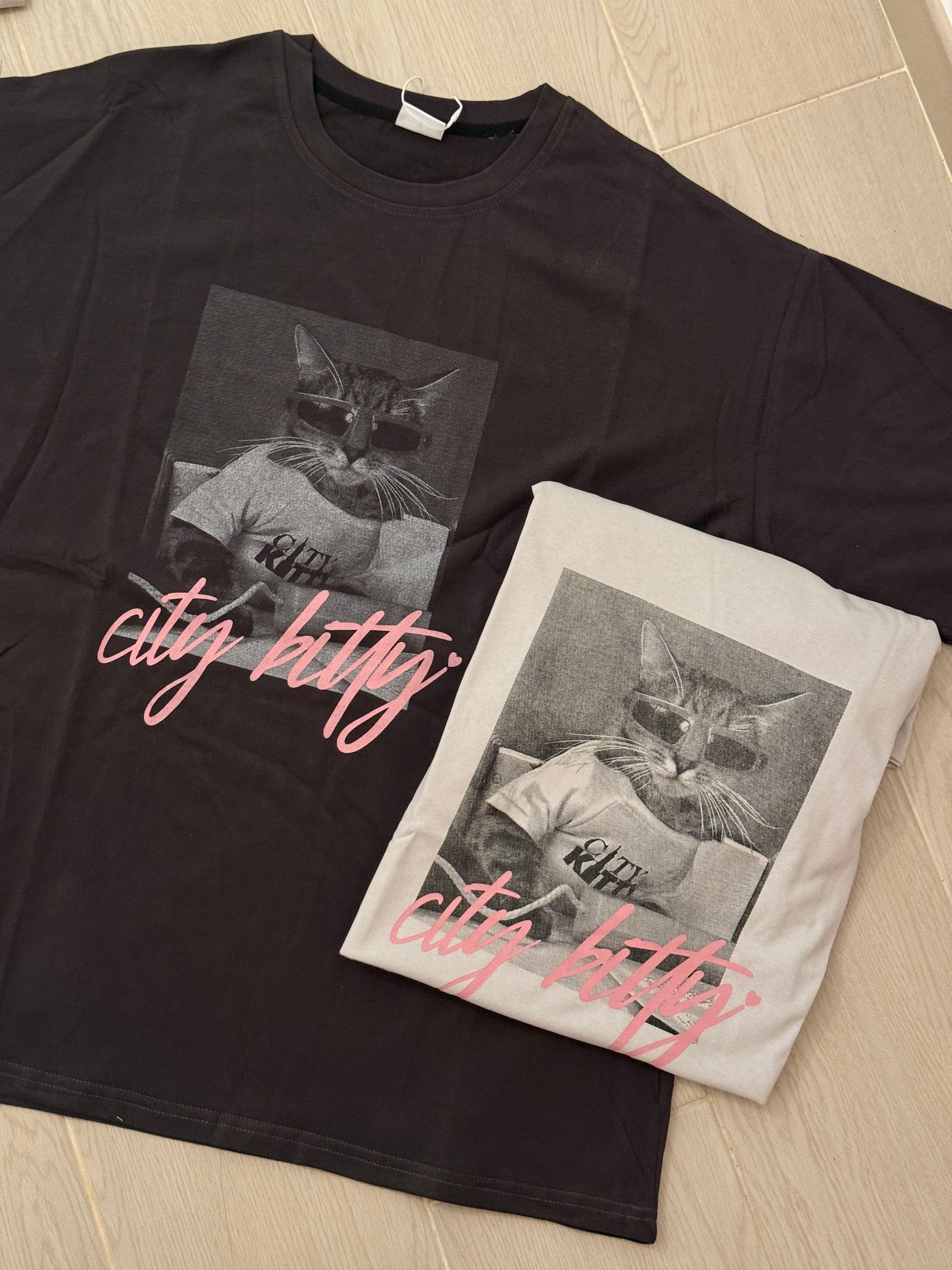 #XX02 City Bitty Cat T-shirt - Idiot Sandwich Apparel Limited -