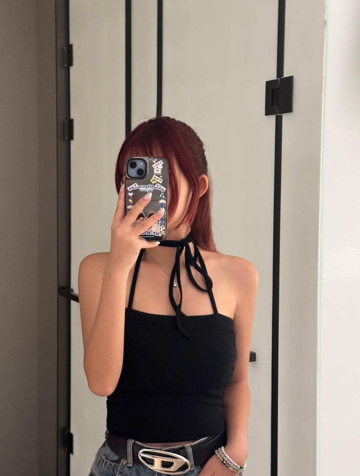 #YJ07 Halter Neck Bra Top - Idiot Sandwich HK -