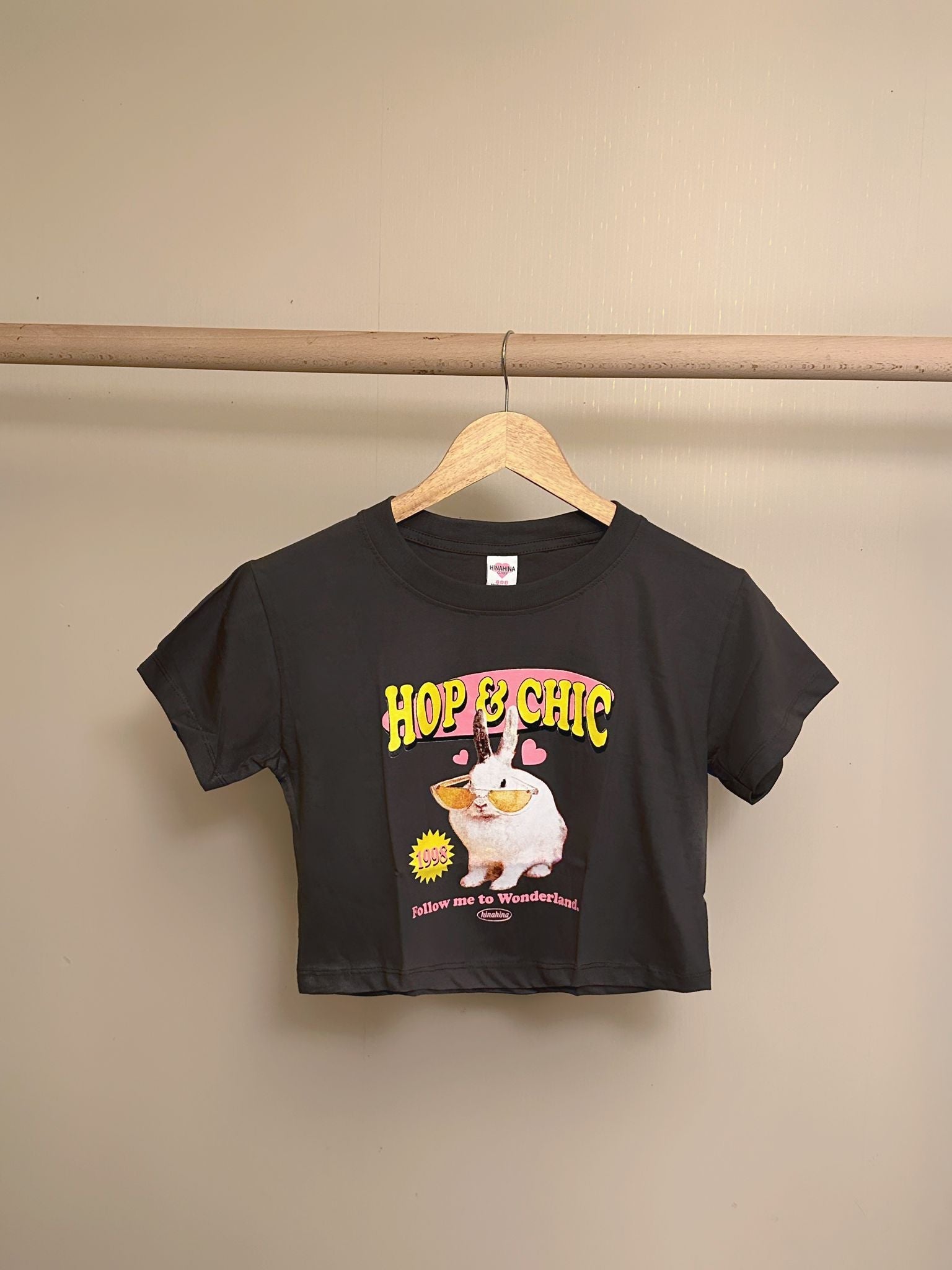BKK Hinahina 黑超兔兔Crop Top - Idiot Sandwich HK-