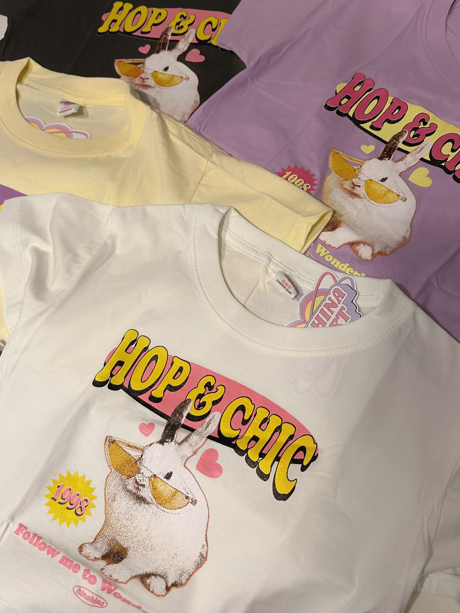 BKK Hinahina 黑超兔兔Crop Top - Idiot Sandwich HK-
