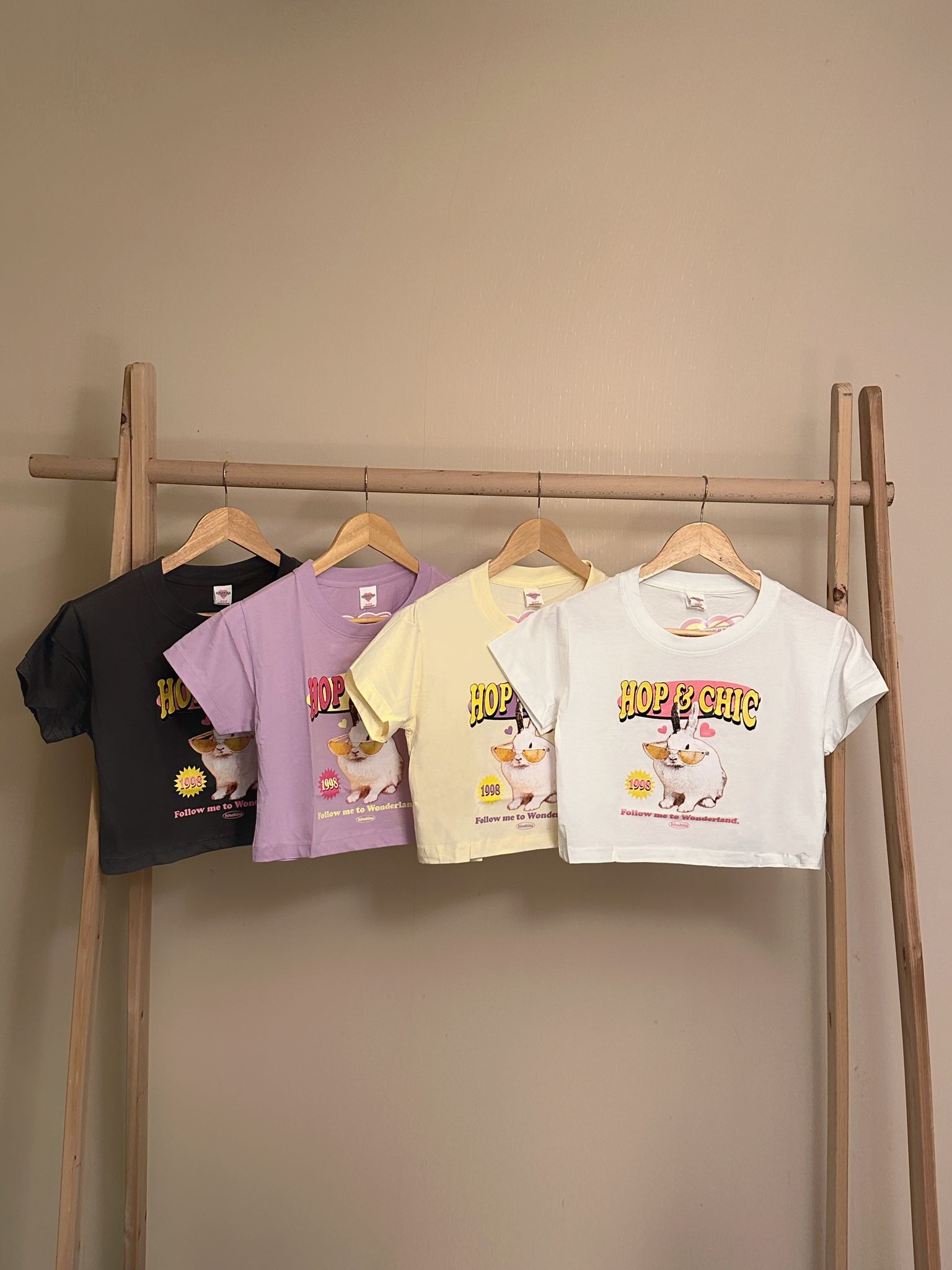 BKK Hinahina 黑超兔兔Crop Top - Idiot Sandwich HK-