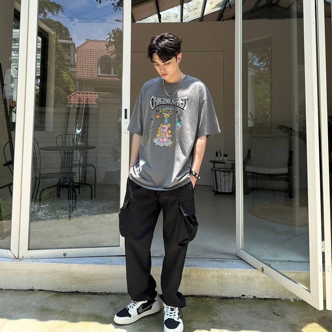 #C06 Bear星球竹炭T-shirt - Idiot Sandwich HK-