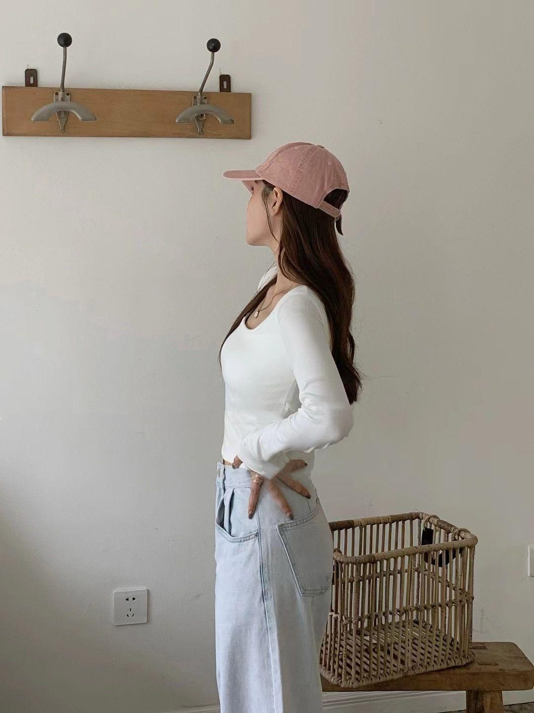 #YJ01 Square Collar Long Sleeves Top - Idiot Sandwich HK-