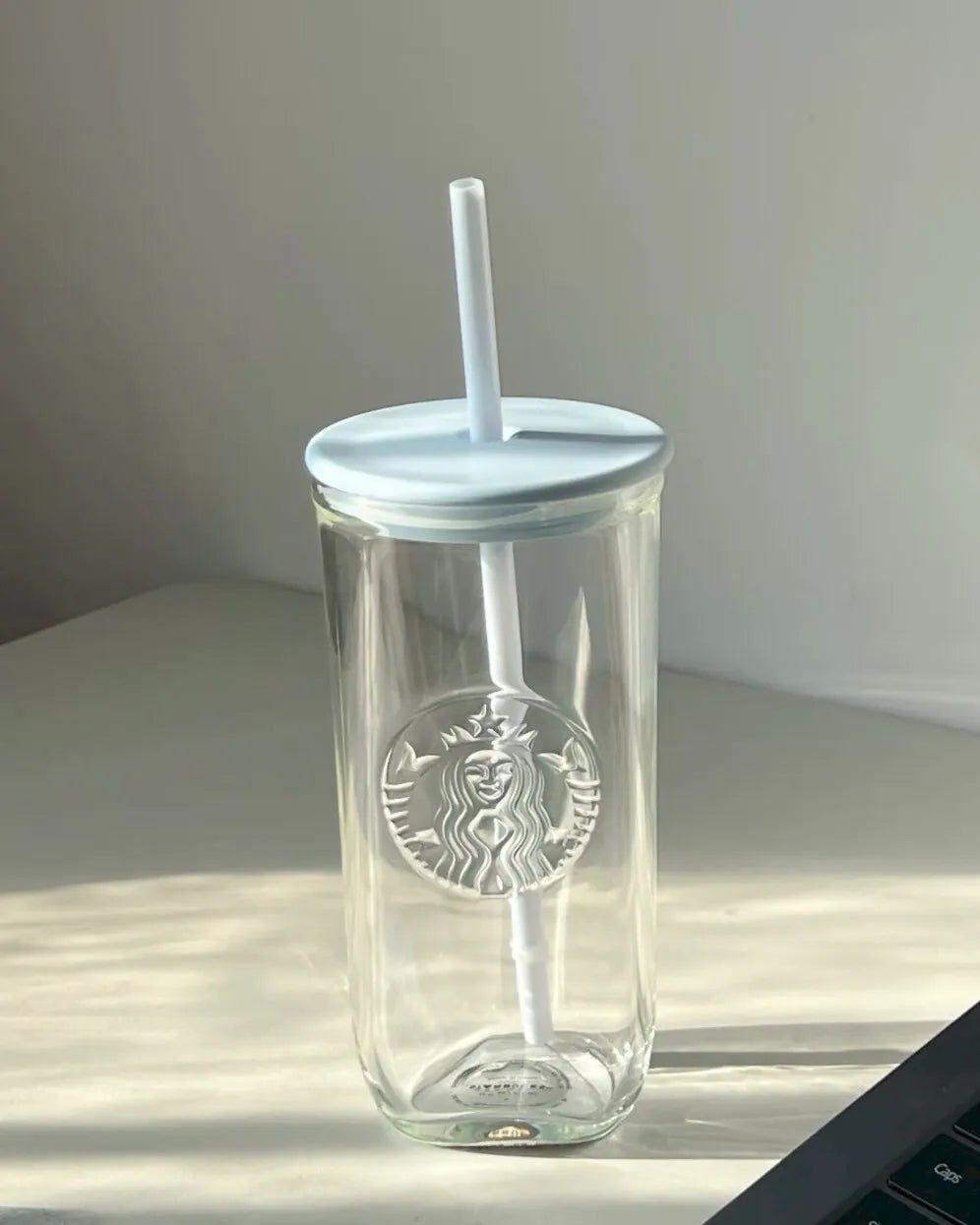 Starbucks 玻璃飲筒杯 473ML