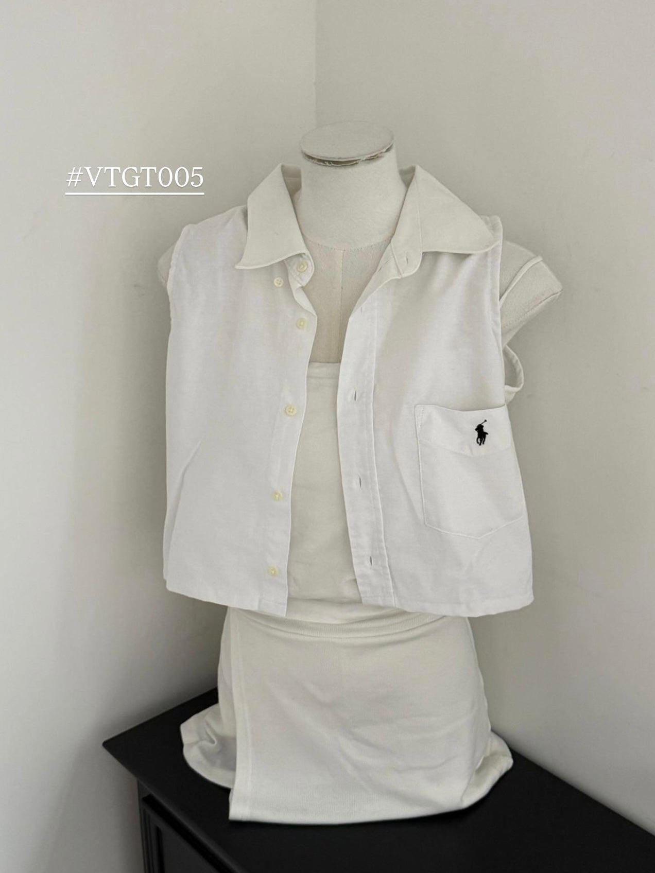 #VTGT Vintage Remake Polo Tank￼