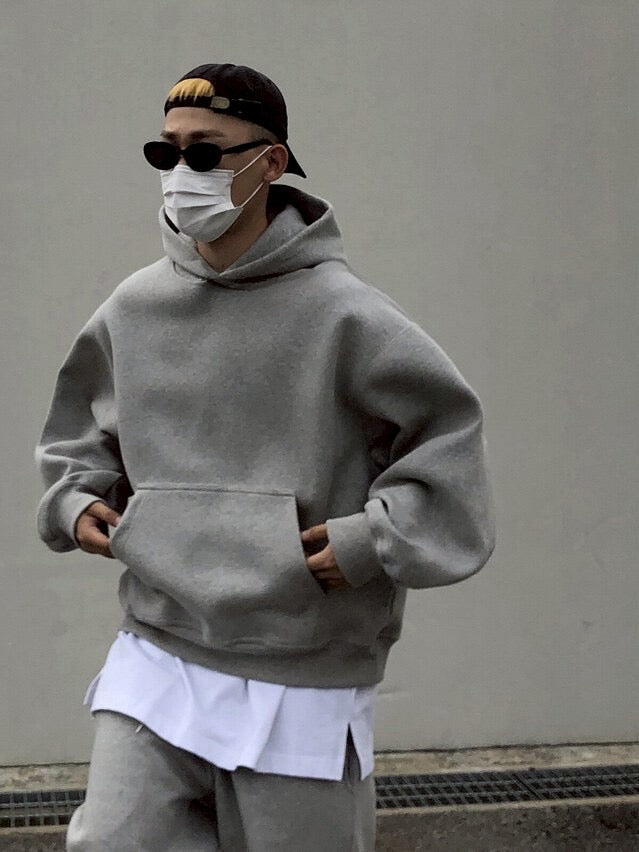 #C422 Plain Crop Hoodie