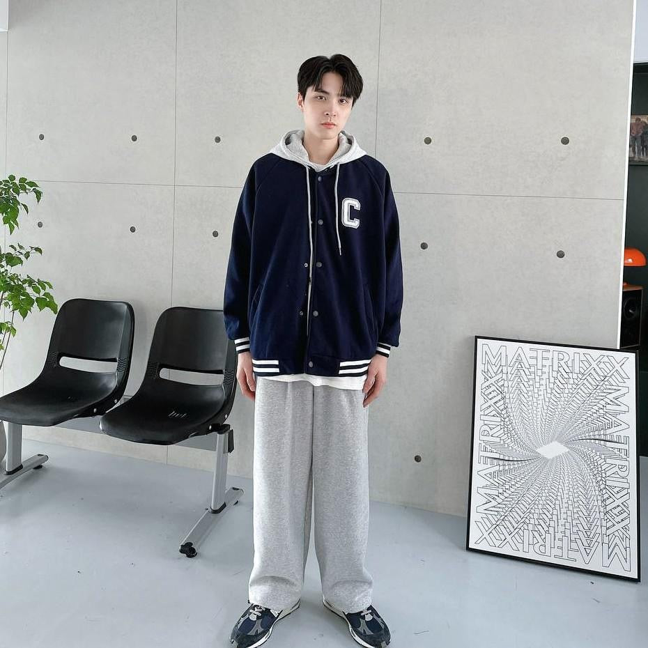 #C437 Letter C Baseball Jacket