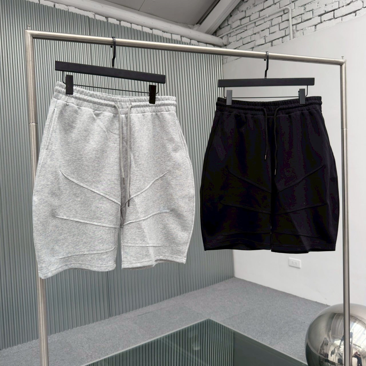 #C482 Cotton Barrel Short Pants