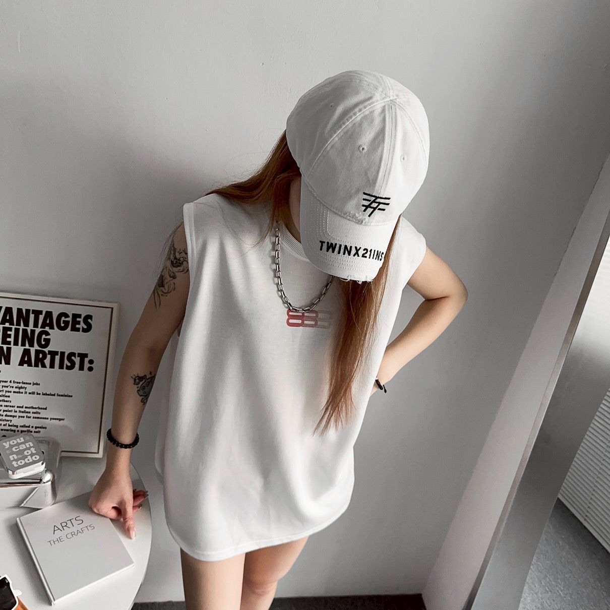 #TW20 888 Gradient Tank Top