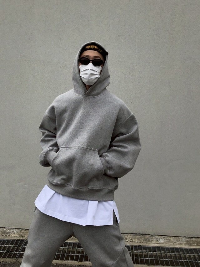 #C422 Plain Crop Hoodie