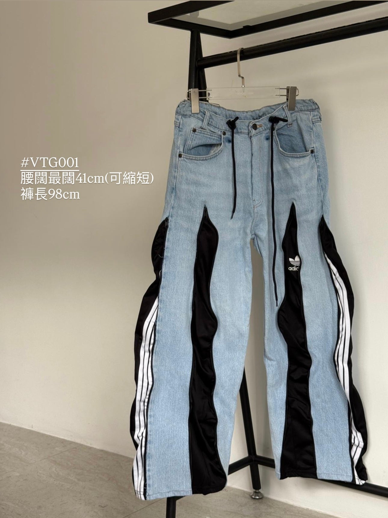 #IS60 复古拉链复刻牛仔布