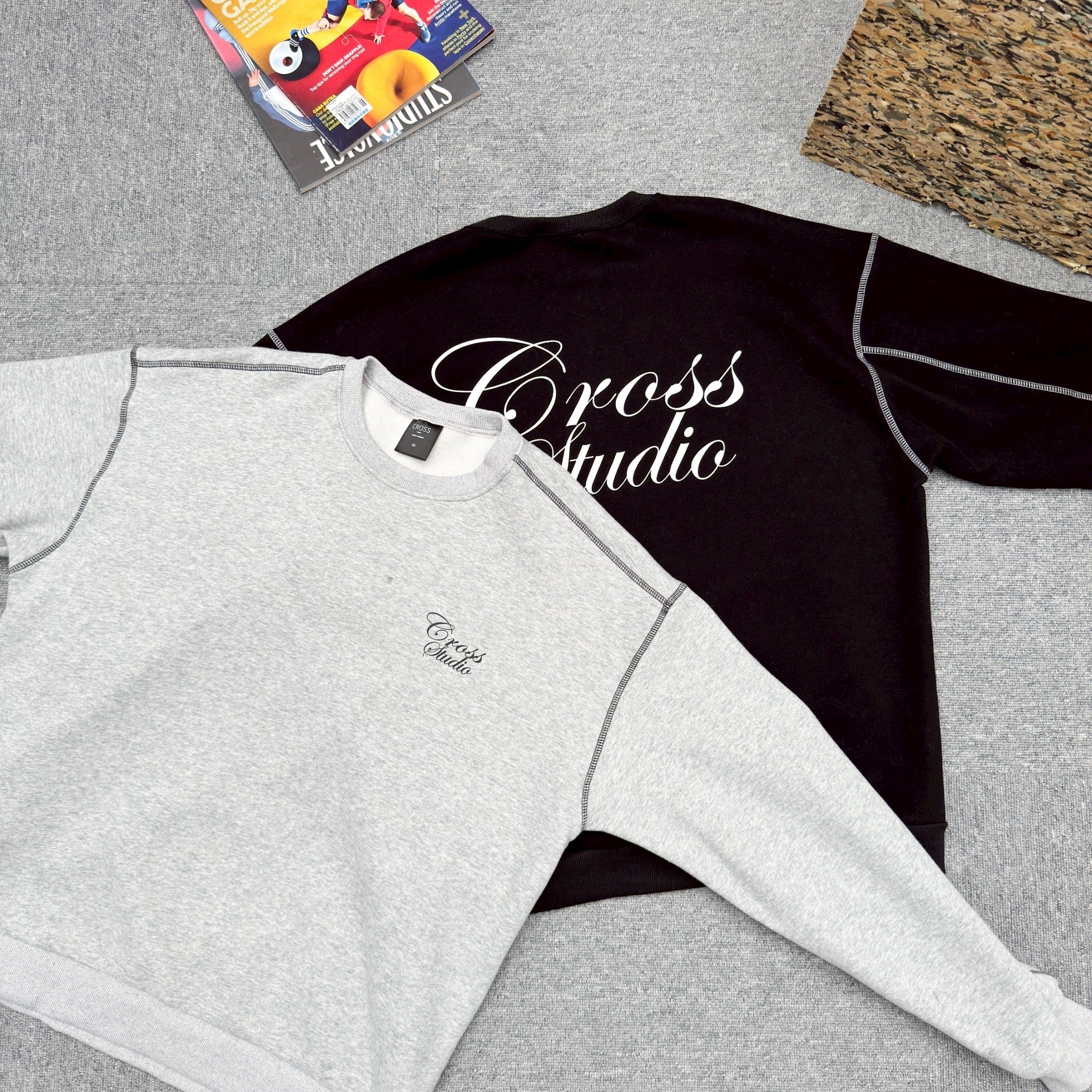 #C245 Cross Studio Calligraphy Sweatshirt