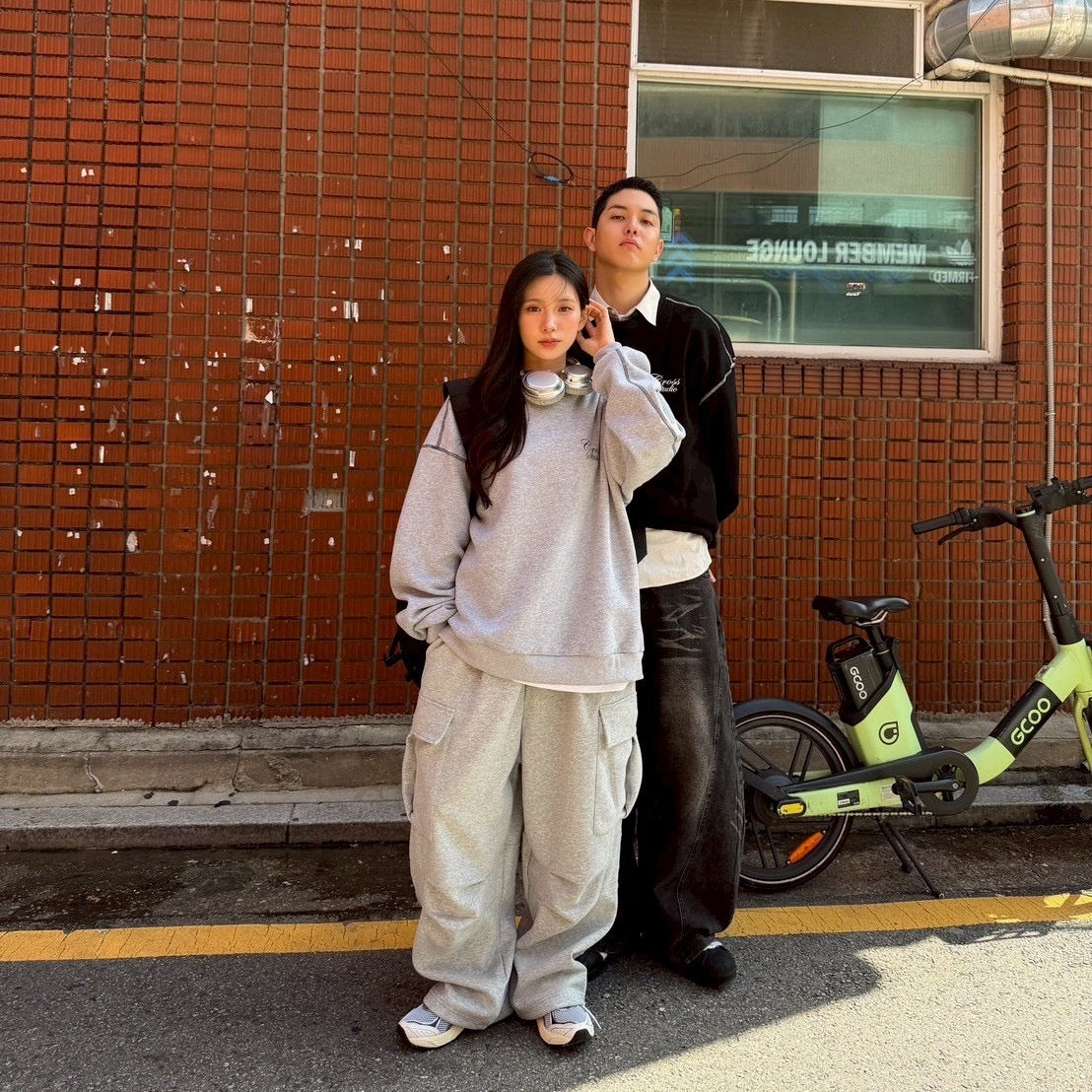 #C245 Cross Studio Calligraphy Sweatshirt