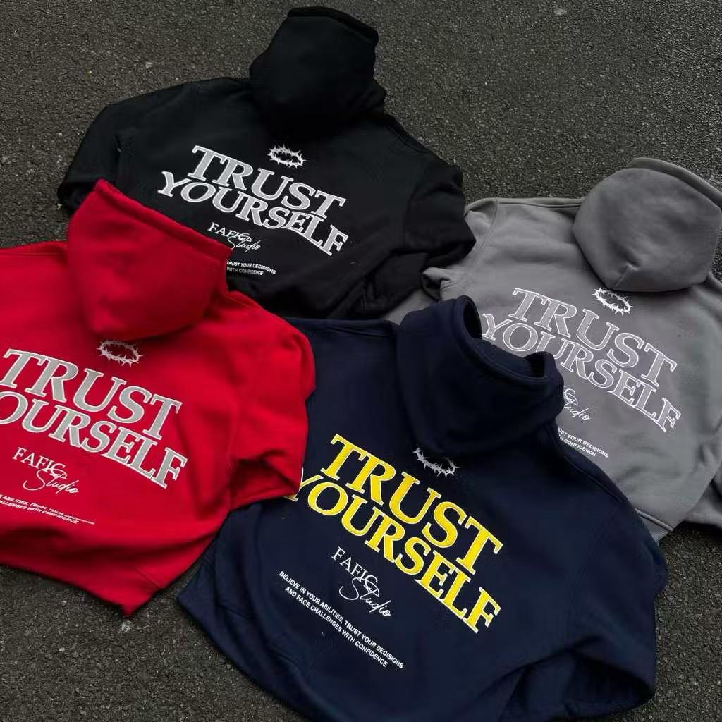 #VNFA01 TRUST YOURSELF ZIP-UP HOODIE