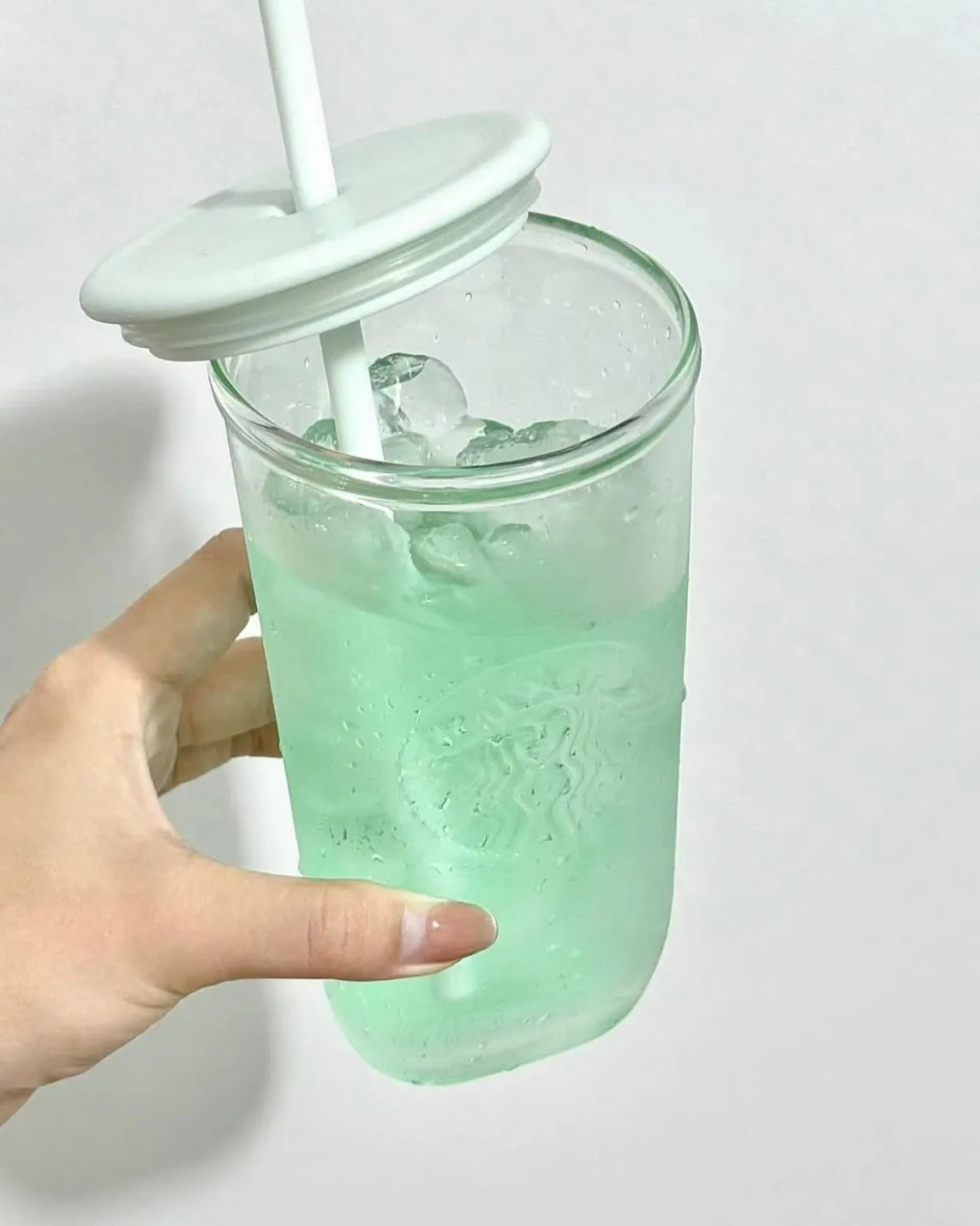 Starbucks 玻璃飲筒杯 473ML