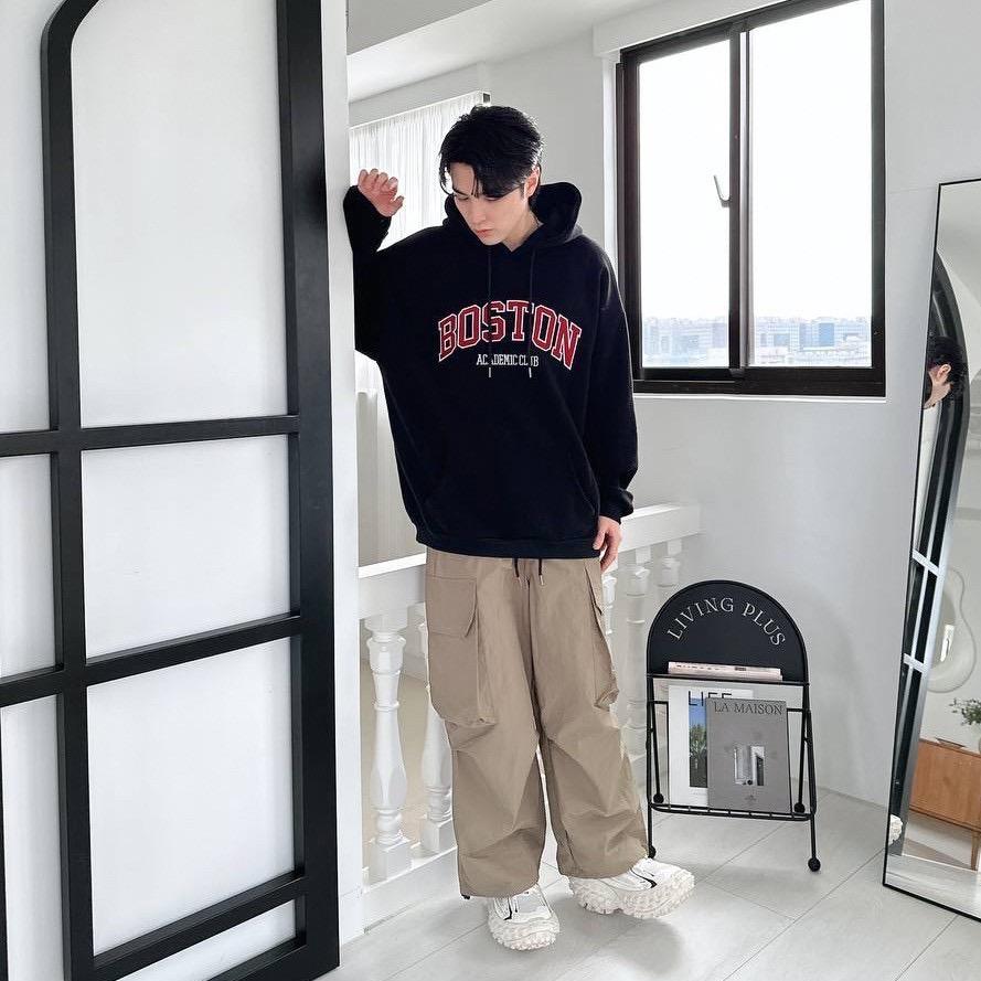 「買2件送頸巾 新年前到貨」#C245 Boston Hoodie - Idiot Sandwich Apparel Limited - 