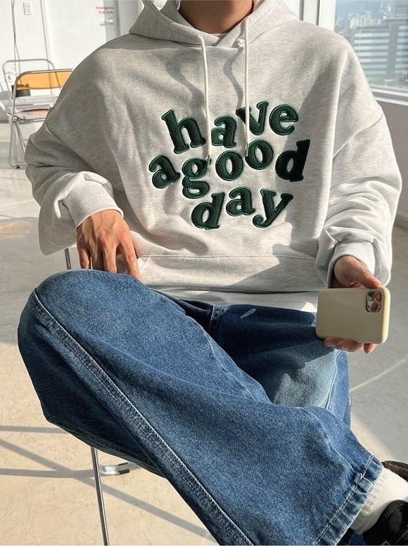 「買2件送頸巾 新年前到貨」#C247 Have A Good Day Hoodie - Idiot Sandwich Apparel Limited - 