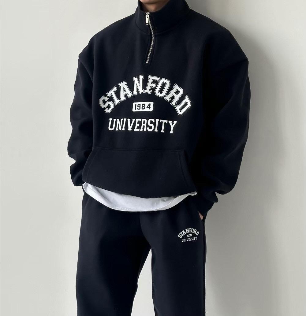 「買2件送頸巾 新年前到貨」#C253 Stanford Zipper Sweatshirt - Idiot Sandwich Apparel Limited - 