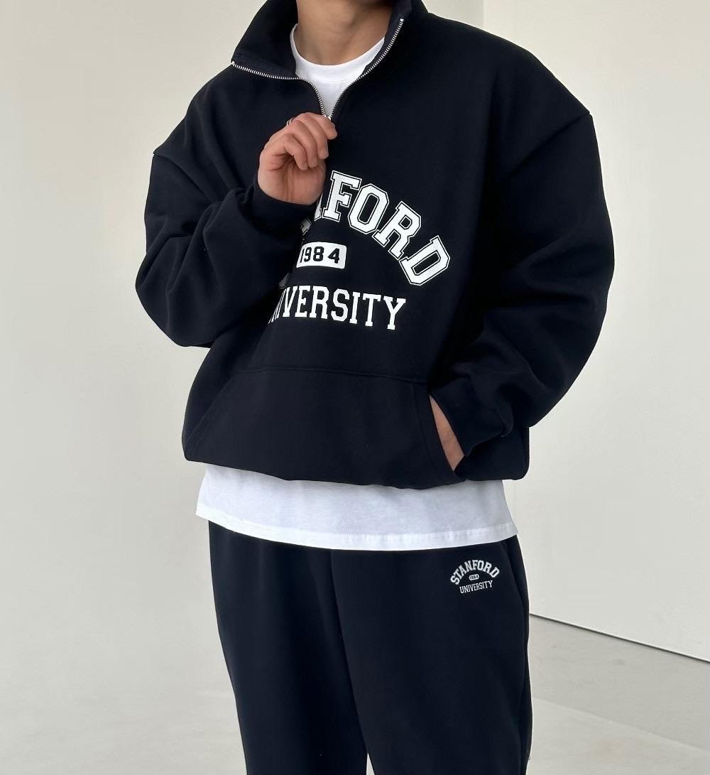 「買2件送頸巾 新年前到貨」#C253 Stanford Zipper Sweatshirt - Idiot Sandwich Apparel Limited - 