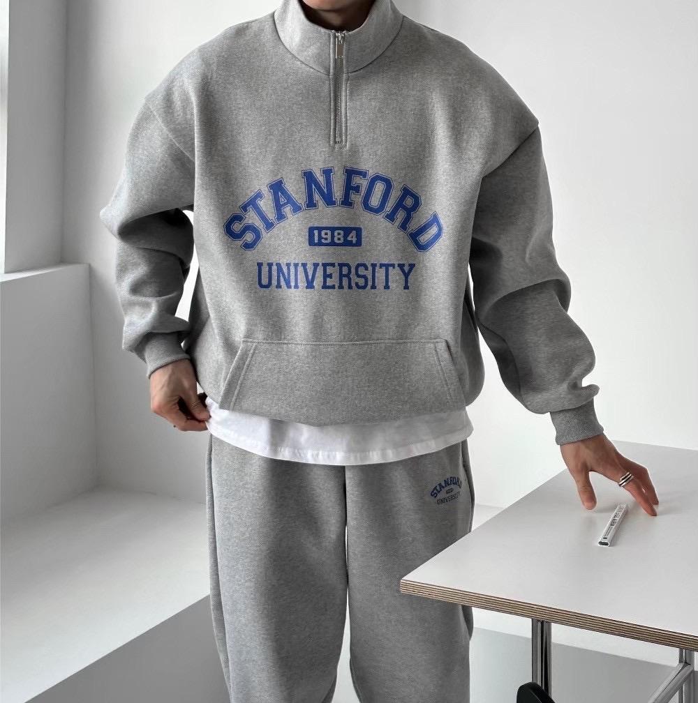 「買2件送頸巾 新年前到貨」#C253 Stanford Zipper Sweatshirt - Idiot Sandwich Apparel Limited - 