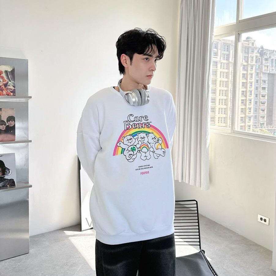 「買2件送頸巾 新年前到貨」#C259 Rainbow Care Bears Sweatshirt - Idiot Sandwich Apparel Limited - 