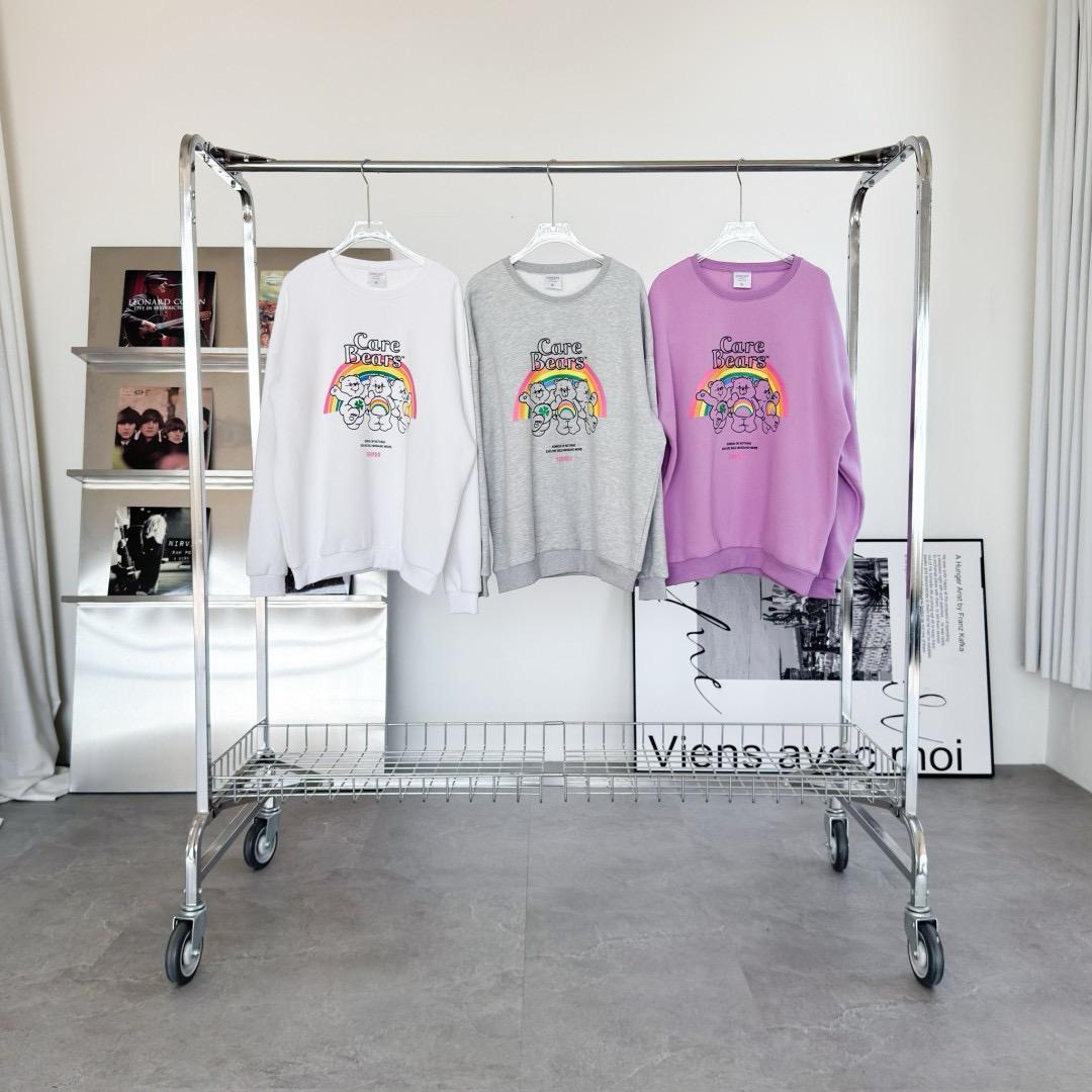 「買2件送頸巾 新年前到貨」#C259 Rainbow Care Bears Sweatshirt - Idiot Sandwich Apparel Limited - 