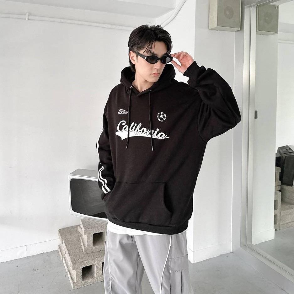 「買2件送頸巾 新年前到貨」#C261 California Sporty Hoodie - Idiot Sandwich Apparel Limited - 