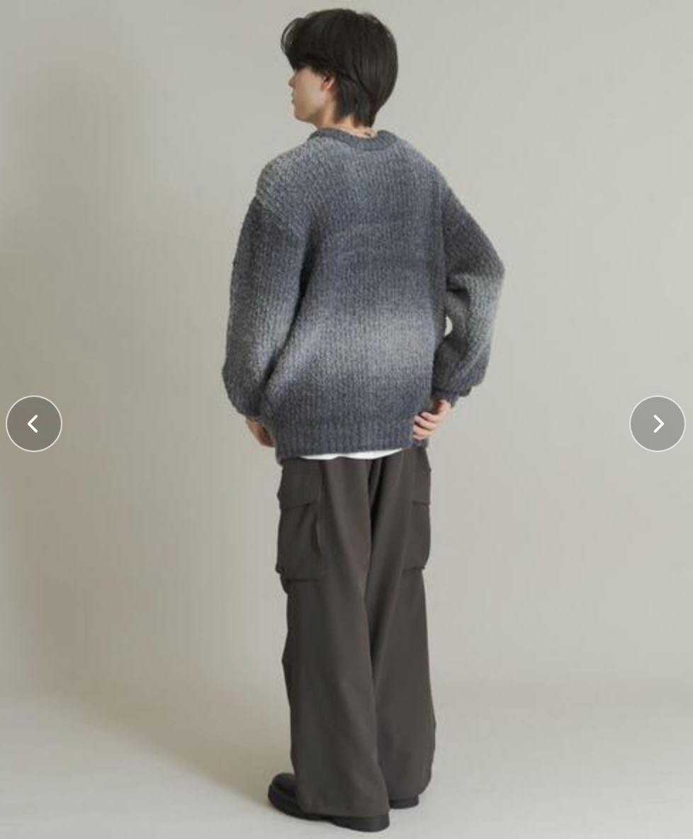 #IS215 Mixed Knit Couple Sweater
