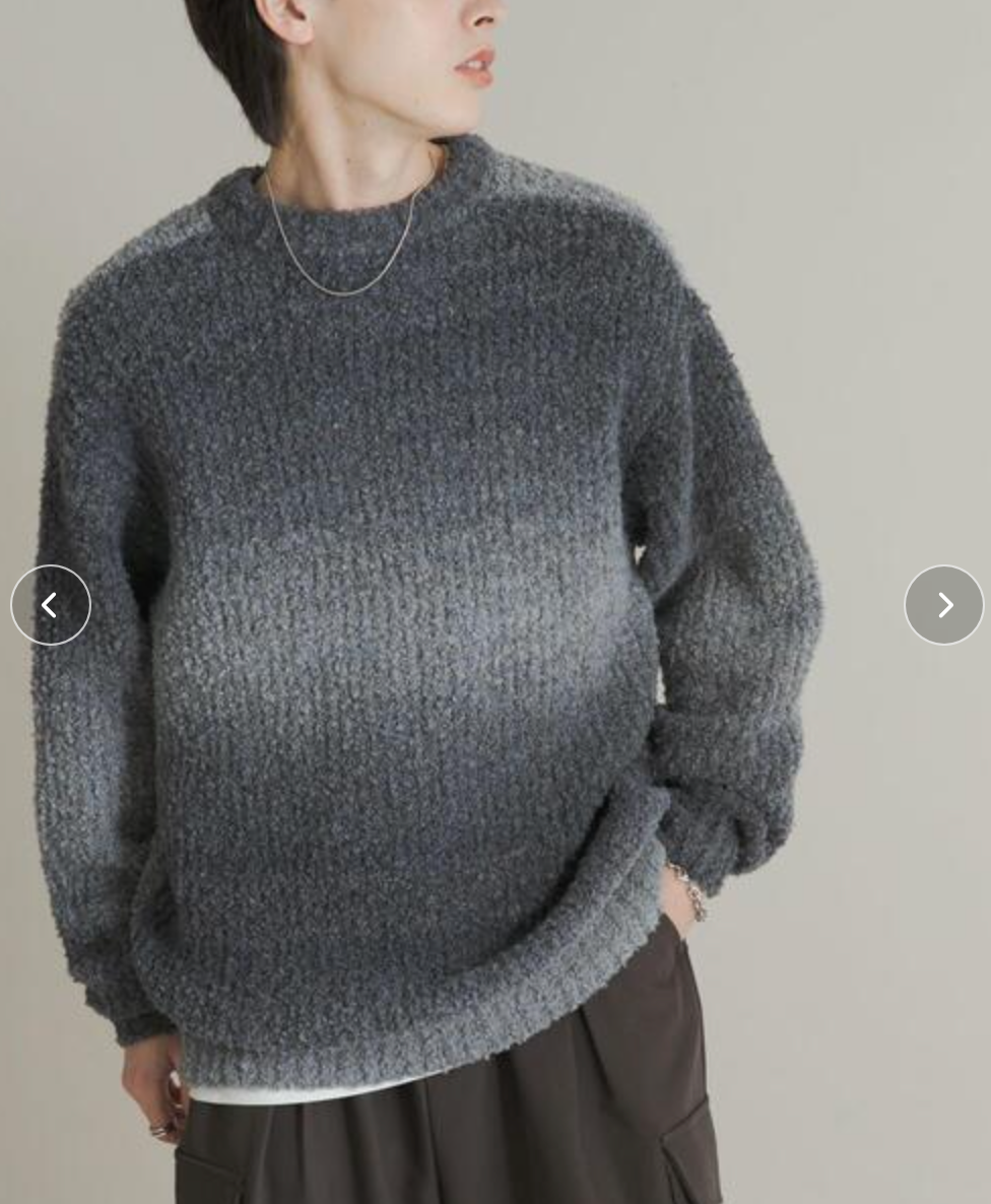 #IS215 Mixed Knit Couple Sweater