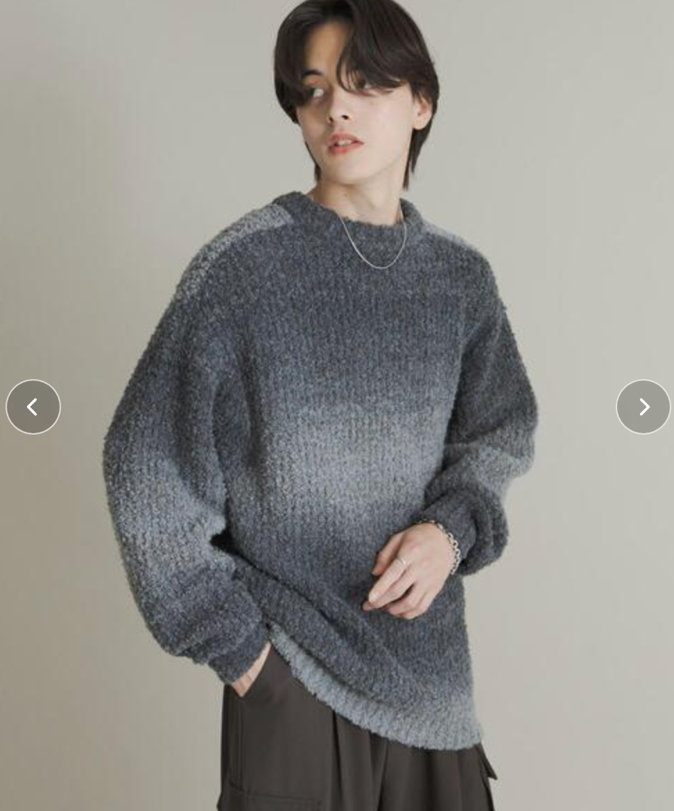 #IS215 Mixed Knit Couple Sweater