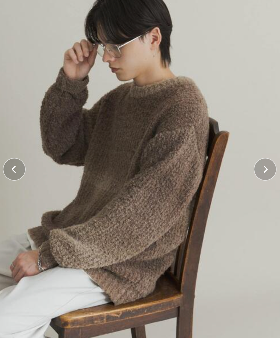 #IS215 Mixed Knit Couple Sweater