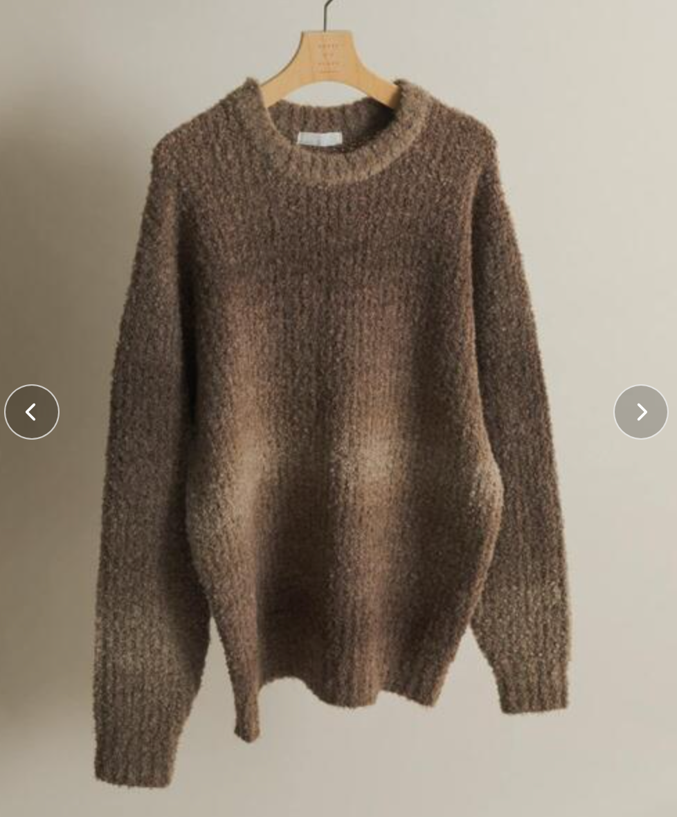 #IS215 Mixed Knit Couple Sweater