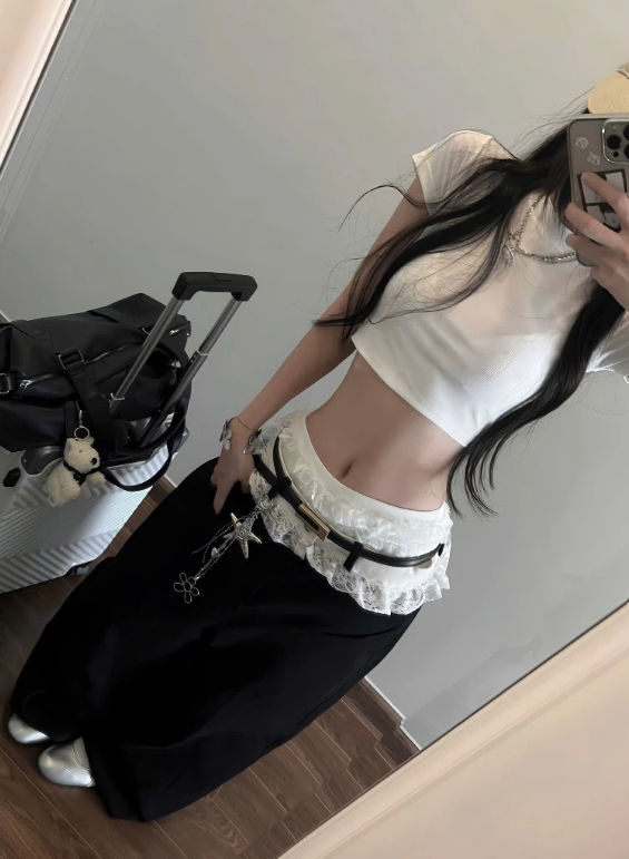 #VNKS12 Solid Color Crop Top