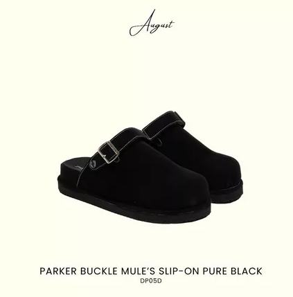 #VNAUG Parker Buckle Mule Slip-On