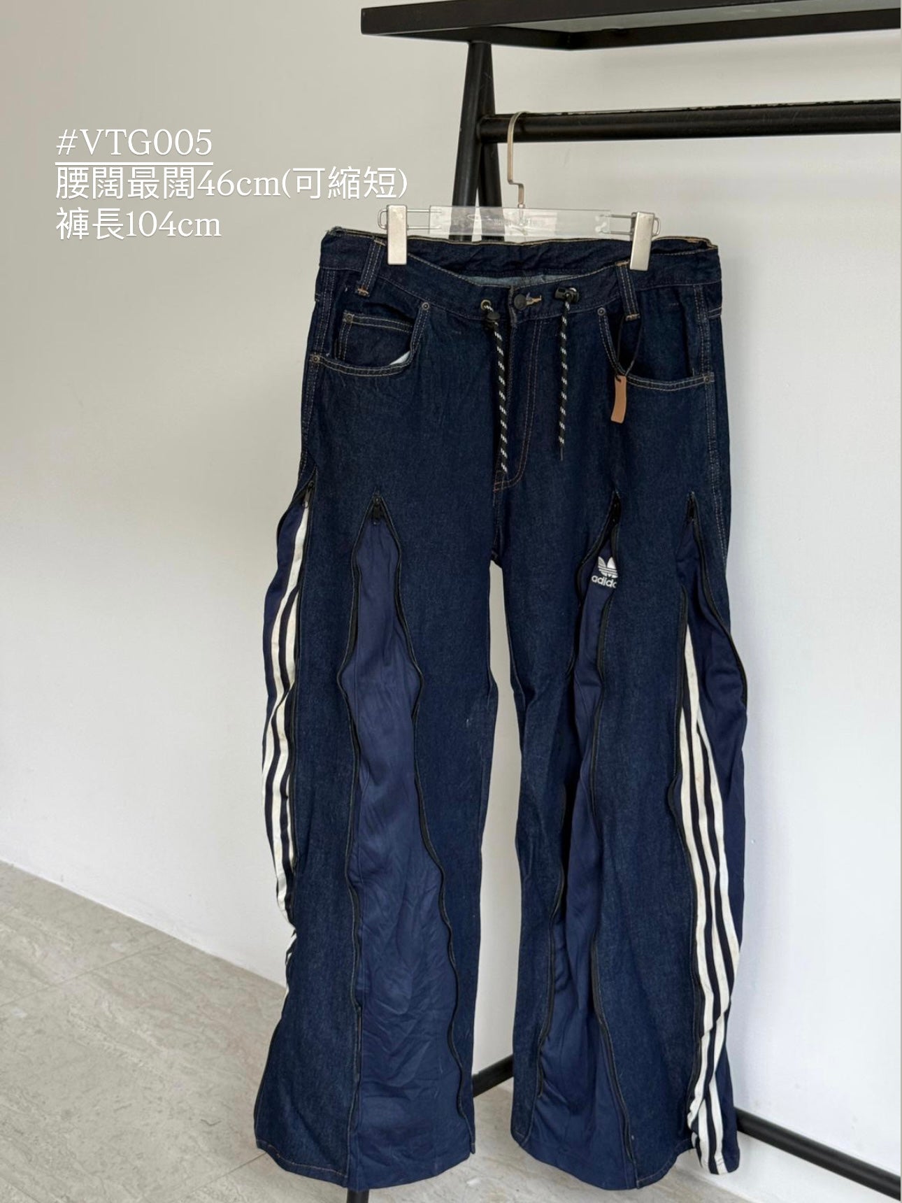 #IS60 复古拉链复刻牛仔布