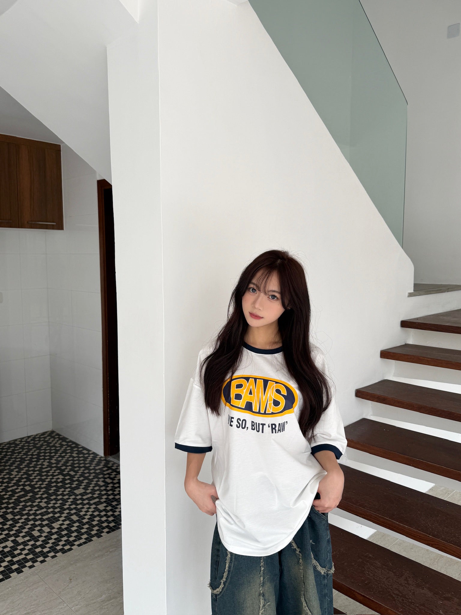 #C344 BAMS Crew Neck T-shirt