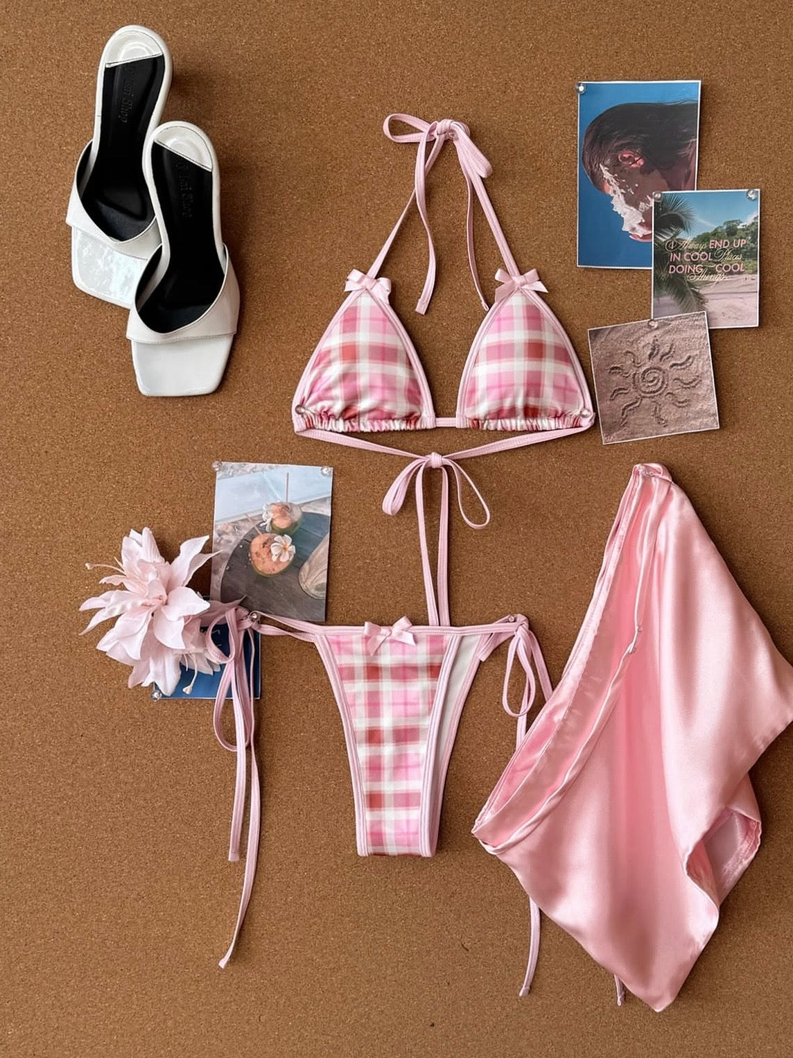 #VNKS10 PINK BONNA BIKINI