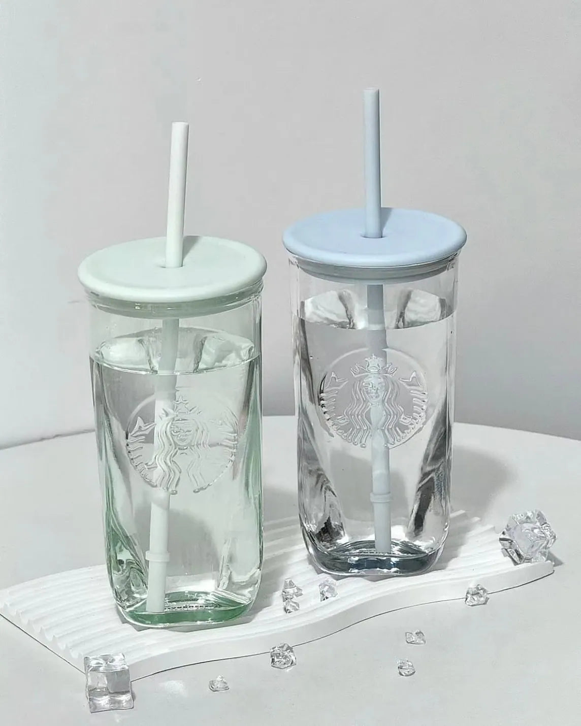 Starbucks 玻璃飲筒杯 473ML