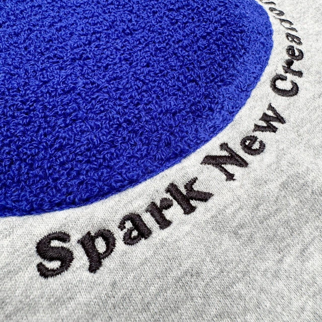 #C441 Towel Embroidery Flower Sweatshirt