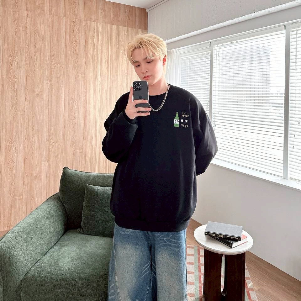 #C424 Alcohol Cartoons Sweater