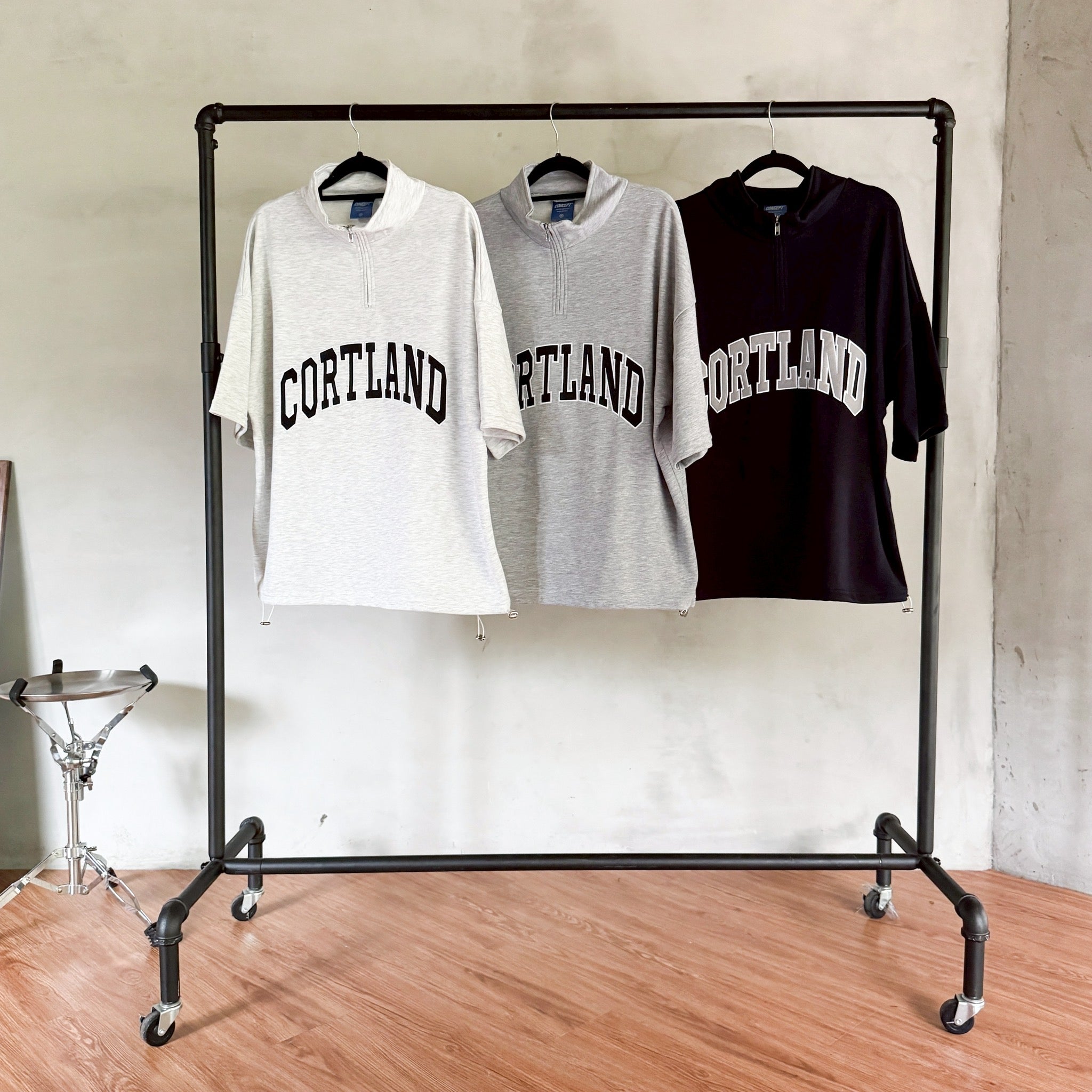 #C516 Courtland Zipper T-shirt