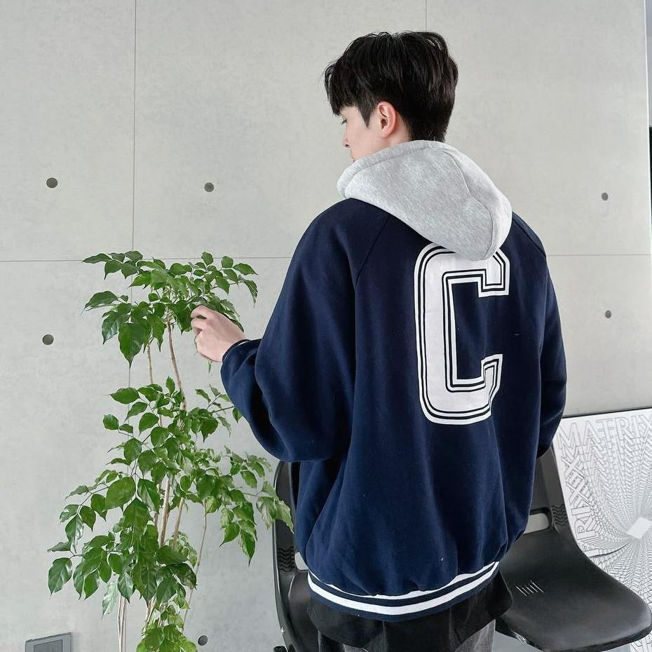 #C437 Letter C Baseball Jacket