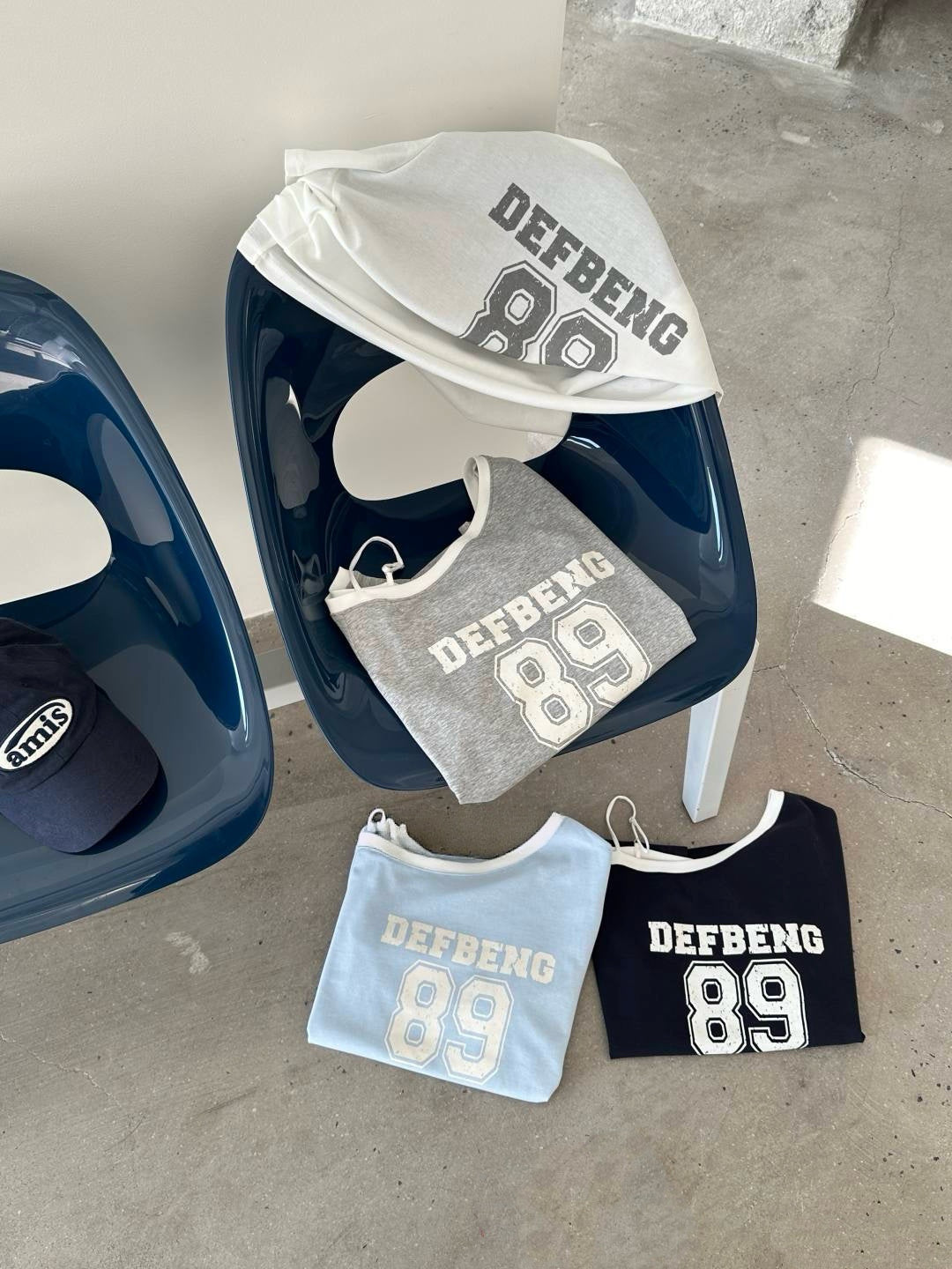 #MD83 89 Off-shoulder Oversize T-shirt