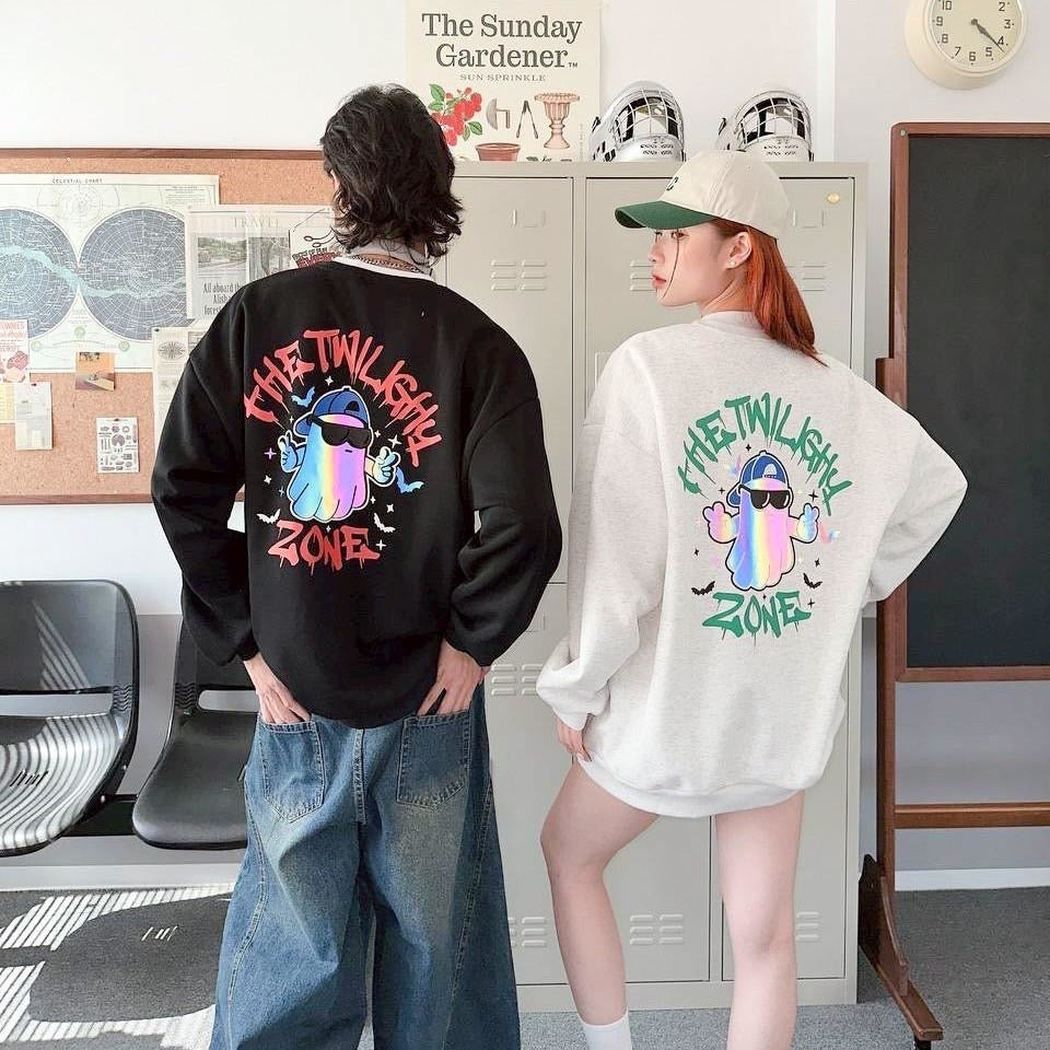#C420 Twilight Reflective Ghost Sweater