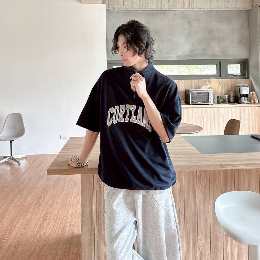 #C516 Courtland Zipper T-shirt